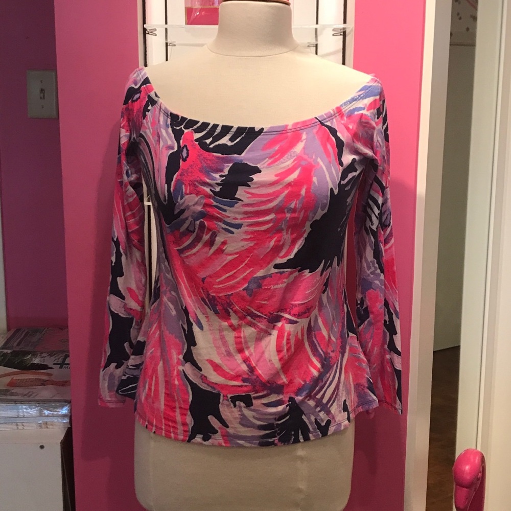Lilly Pulitzer off the shoulder top